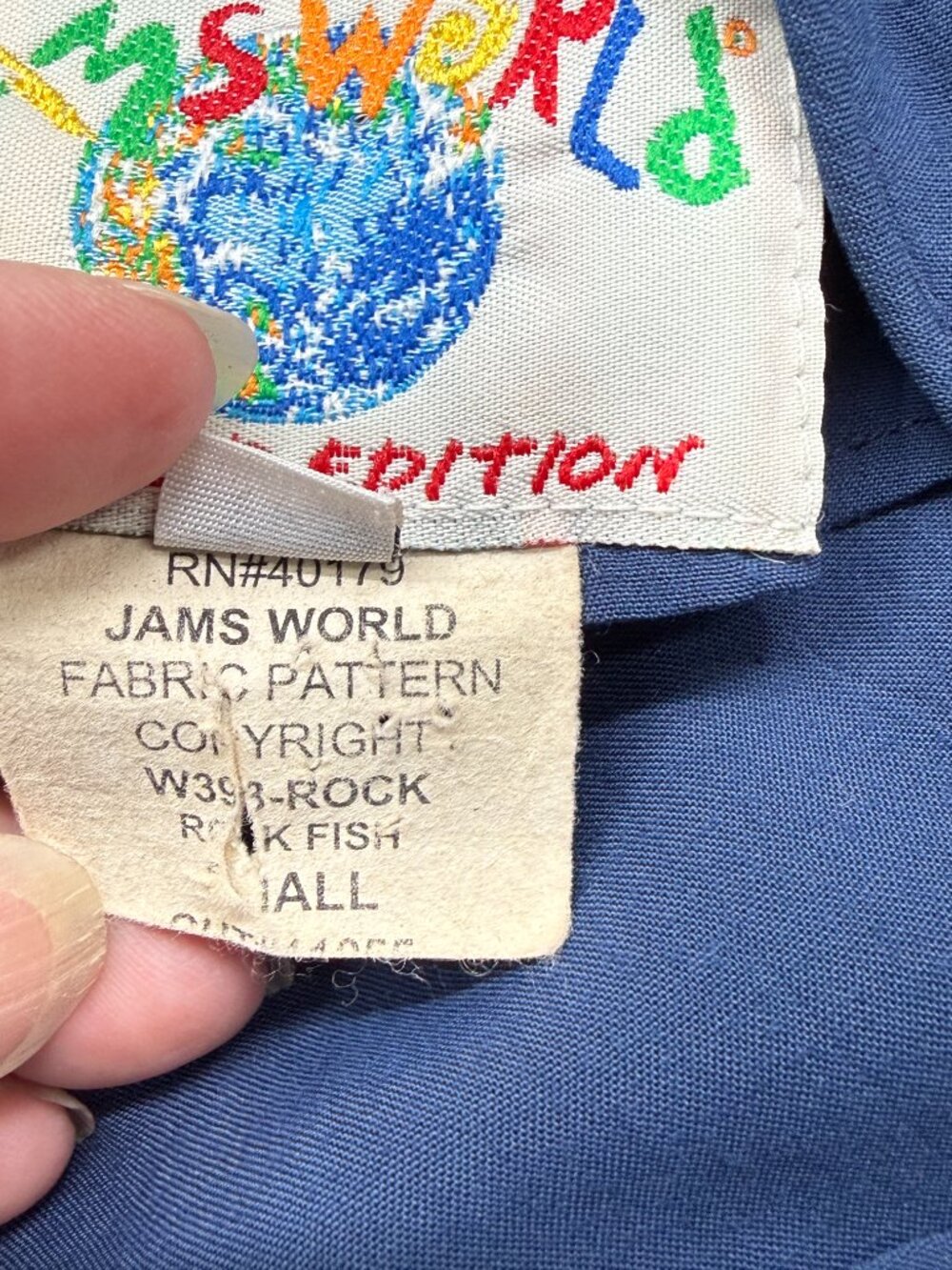 Vintage Jams World Rock Fish Limited Edition Rayon Dress Hawaii Small Midi USA - Picture 12 of 16